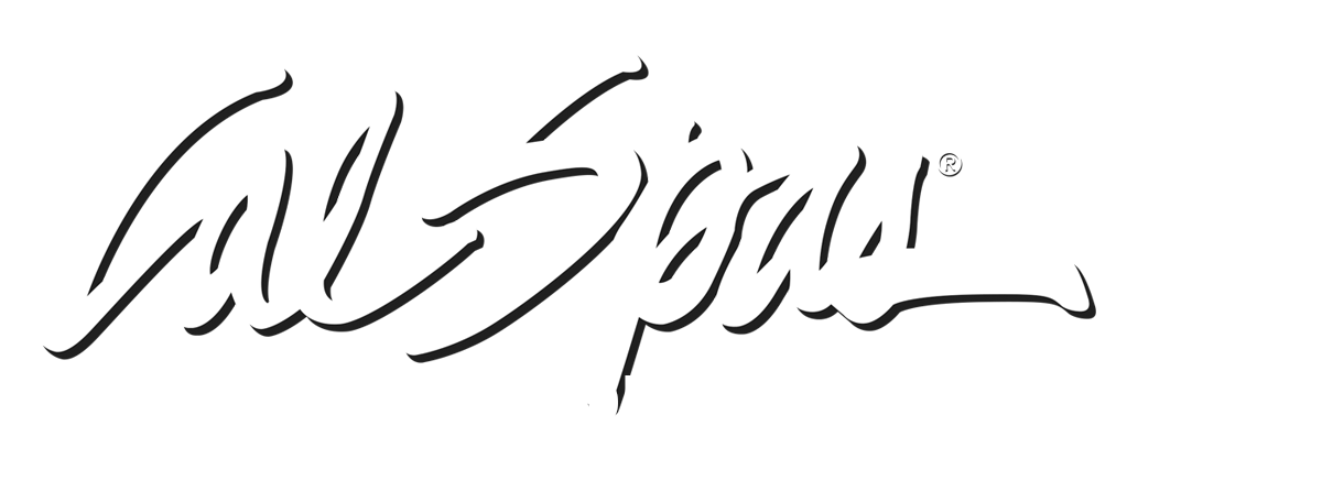 Calspas White logo hot tubs spas for sale Greensboro